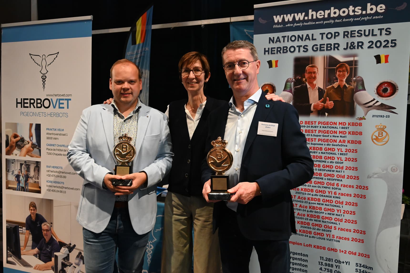 Herbots Gebroeders (Halle-Booienhoven) Via nationale asduiven KBDB over World Best Pigeon naar de Olympiade