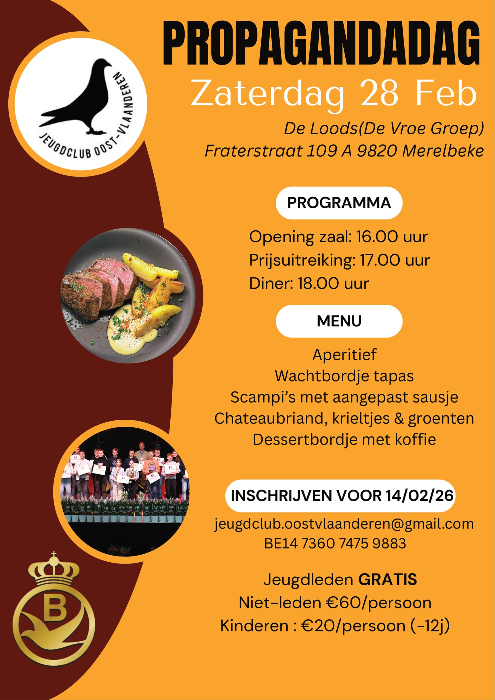 Kampioenenviering Jeugdclub Oost-Vlaanderen 2025