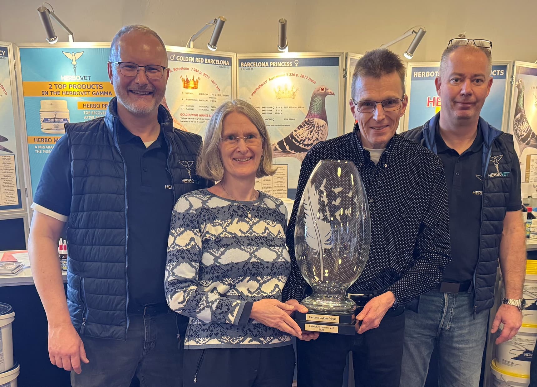 Lisbet & Kim Hansen (Brøndby) win Herbots Golden Wing in Denmark