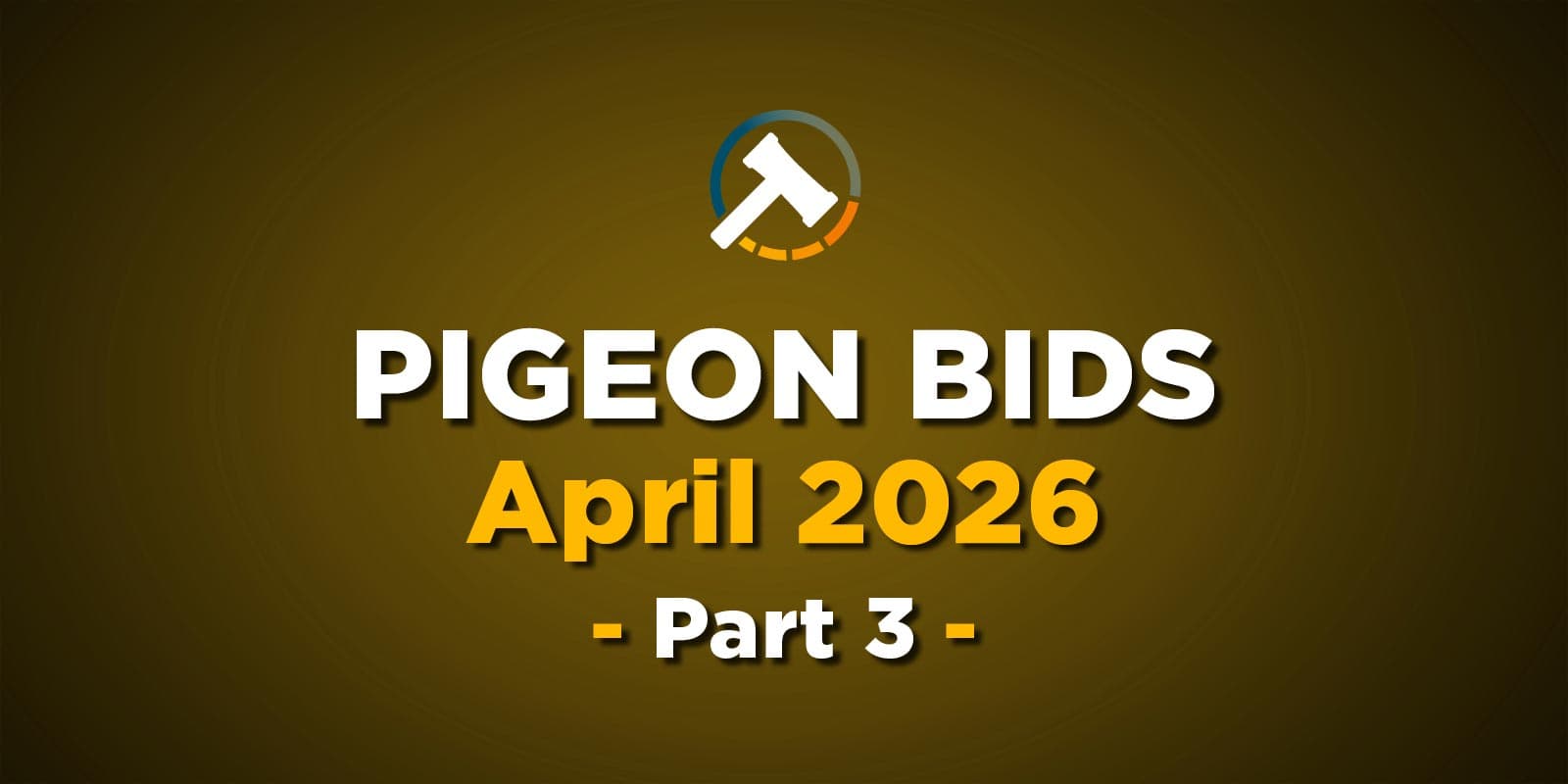 Pigeon Bids April Part 3