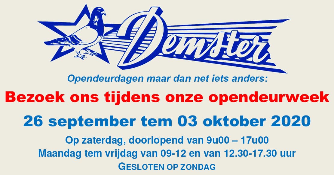 OPENDEURWEEKEND Demster