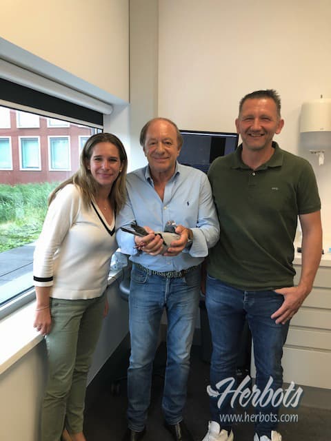 Nicole De Weerd-Berckmoes Eric : 1er National Valence 7.517 vieux pigeons