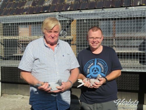 FERDINAND & KAREL DENDUYVER (Ichtegem) Nationaal kampioen KBDB jaarlingen fond & grote fond.