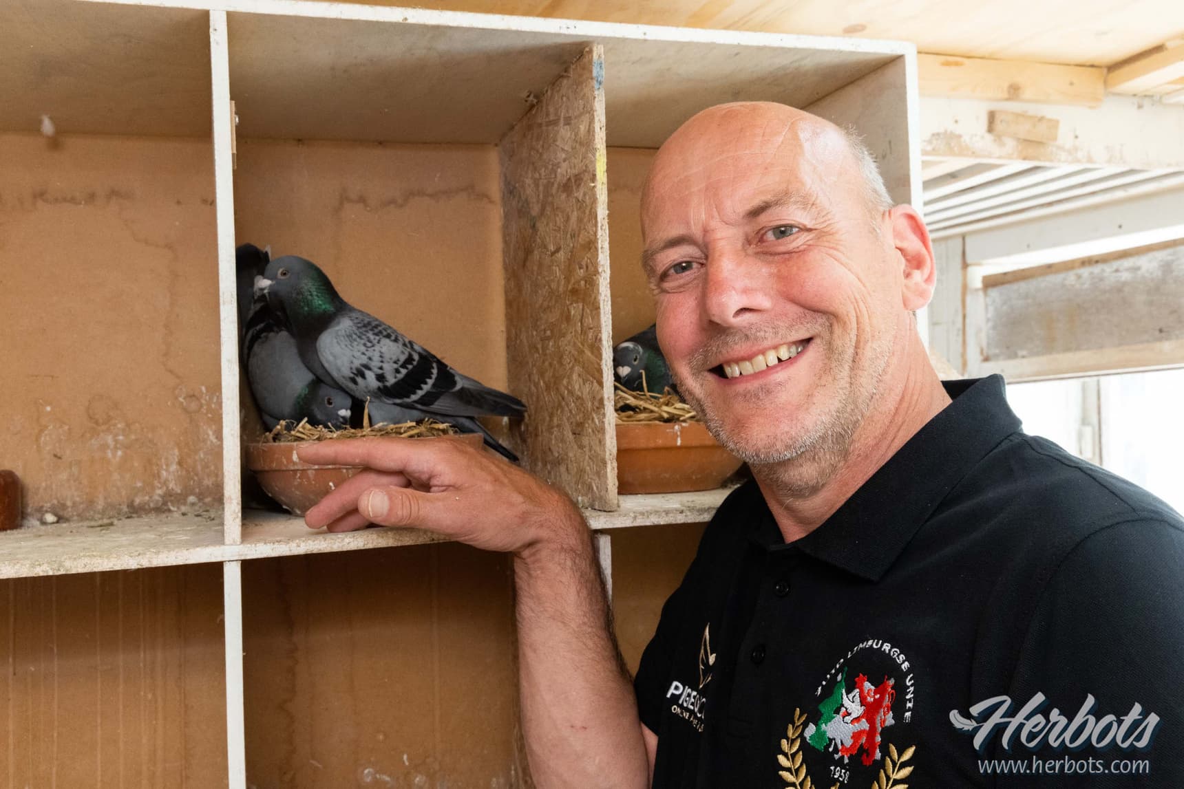 Ad Fortuin from Strijen (South Holland) Wins with "Joep" the 1st National and 1st International winner Pau ZLU.