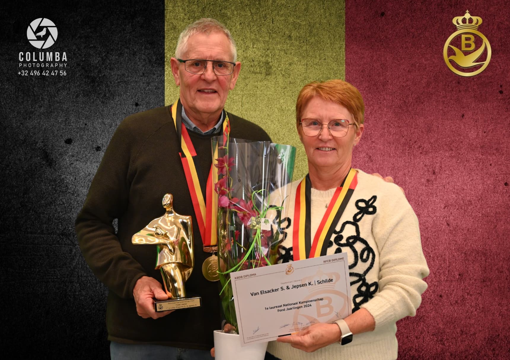 Van Elsacker-Jepsen (Schilde) 3e Nationaal kampioen KBDB grote fond jaarse 2025