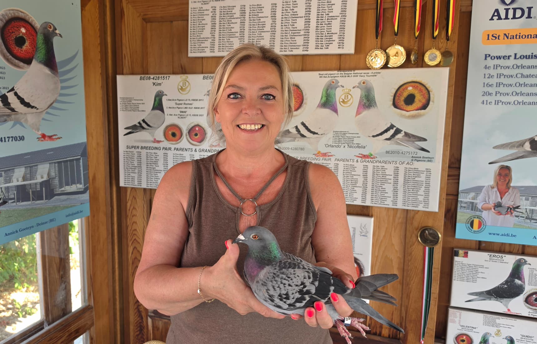 Goeteyn Annick (Deinze) wint 1e Nat Zone A2 op Bourges.