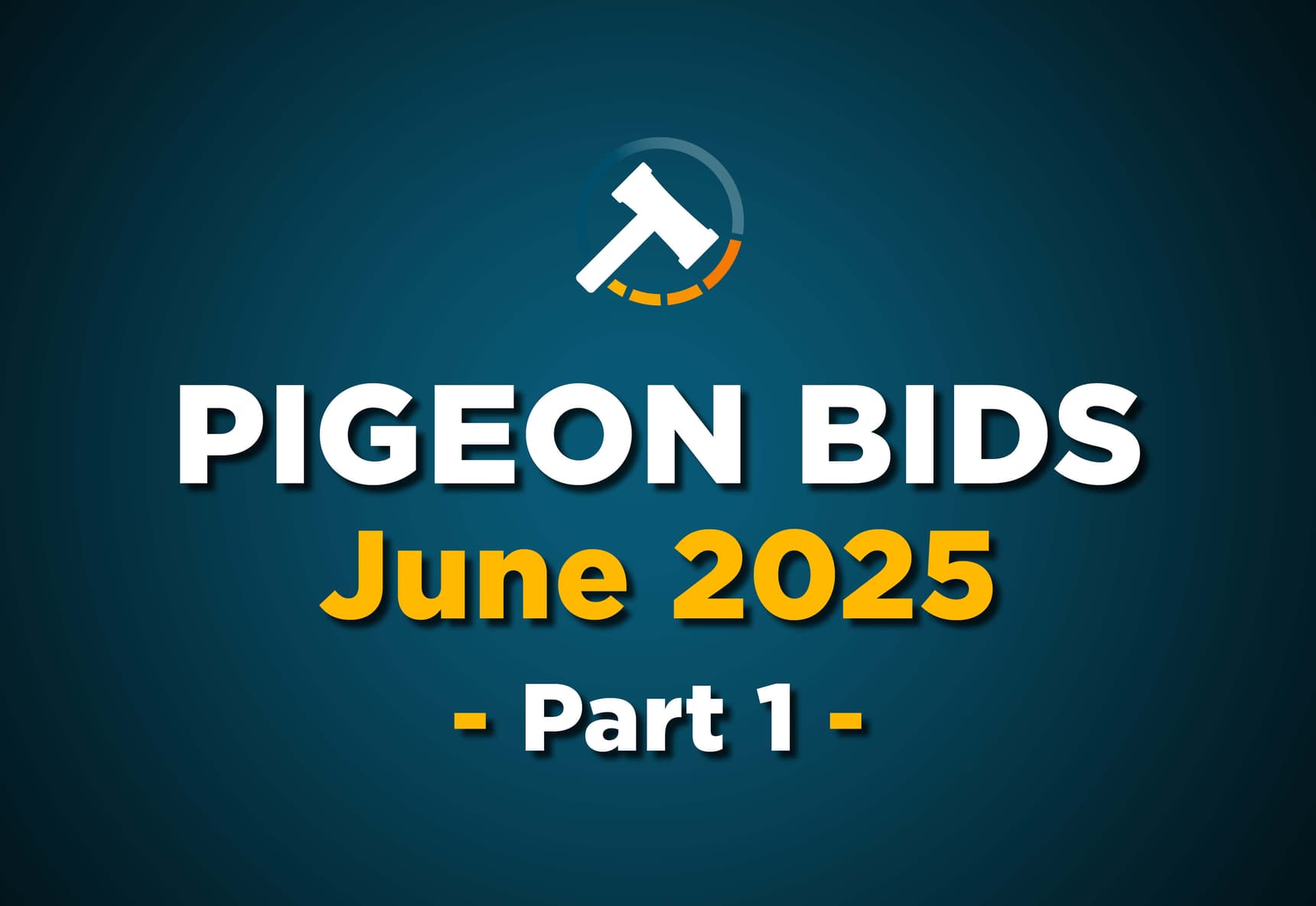 Pigeon Bids June 2025 - Part 1